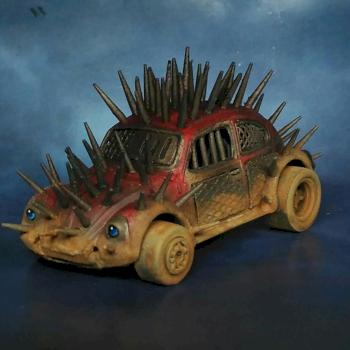 Postapocalyptic car vw beetle by raivan