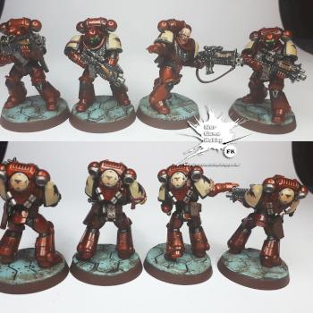 Blood Ravens - Intercessors squad with bolt rifles by Kova