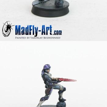 Myrmidon Officer by MadFlyArtStudio