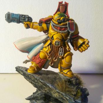 Primaris Captain with Power Fist by HereTek