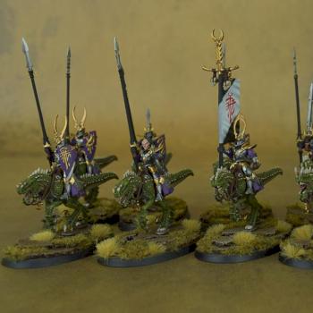 Dark Elves Drakespawn Knights by Mad Crow Studio