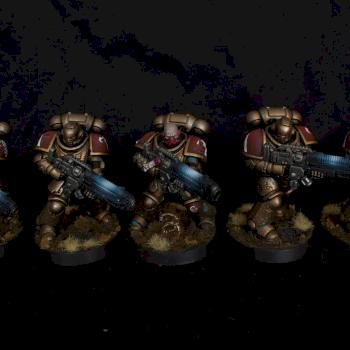 Minotaurs Hellblasters squad by Shweeble