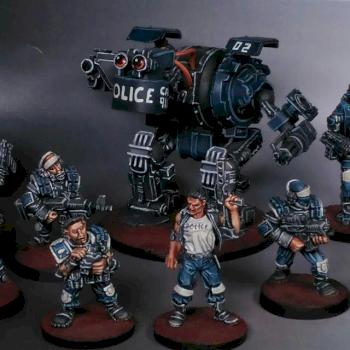 sci fi police force by raivan