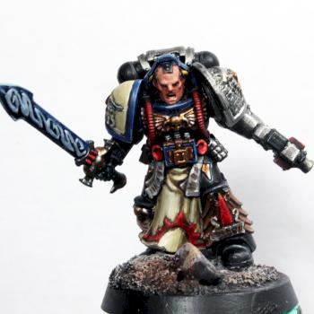 Jensus Natorian, Blood Ravens Codicer Librarian of Deathwatch Kill Team Cassius. by Tengku Iskhandar