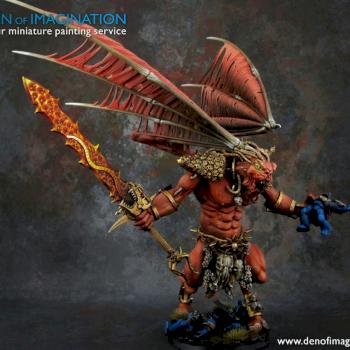 Angron, daemonic prince by DEN of IMAGINATION