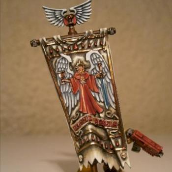 Lamenters' Honour Guard Standard Bearer (Blood Angels' Standard) by Treveron