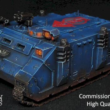 Space Marines Crimson Fists Rhino by Awaken Realms
