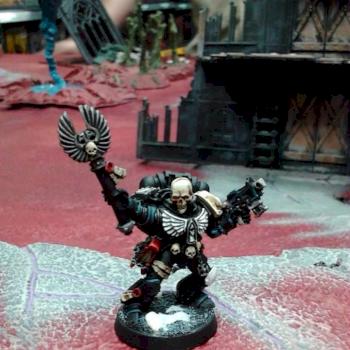 Black Templars Chaplain by _fxckbryan
