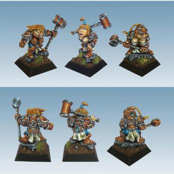 Tir-Na-Bor Female Dwarfs Khor Warriors by aurelio