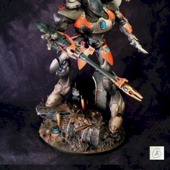 Eldar Wraithknight by samson