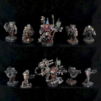 Techmarine with Servitors Carcharodons Warhammer by DrD