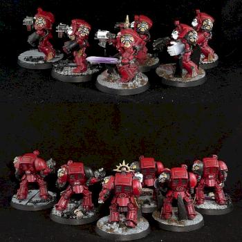 Space Marine Terminator Squad Warhammer by DrD