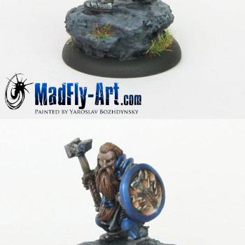 Bjorn, Dwarven Warrior by MadFlyArtStudio