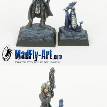 Sharyn, Female Wizard by MadFlyArtStudio