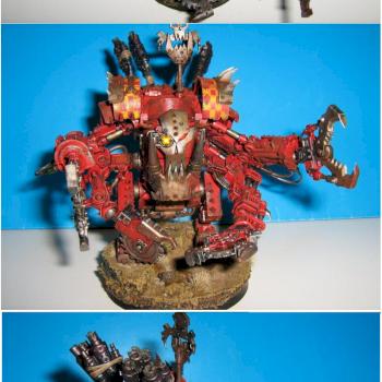 Ork Deff Dread by Cagnass