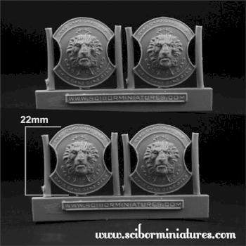 Lion Shields - conversion parts by Scibor