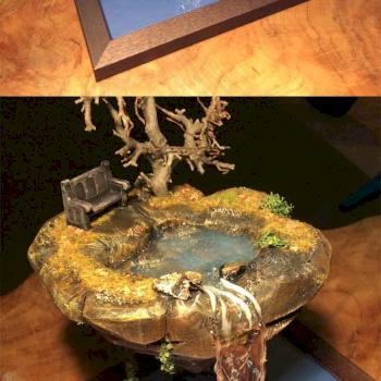 Tiny floating Island by Kuboid
