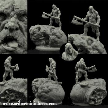Extremely Barbaric Barbarian  28mm/32mm by Scibor