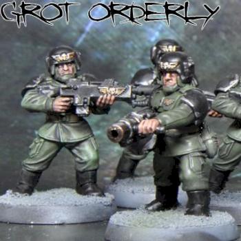 Astra Militarum / Imperial Guard - Cadian Squad by wikear