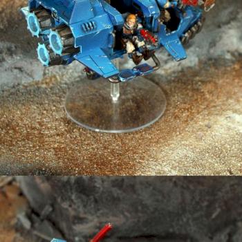 Ultramarines Land Speeder Storm by nazgash