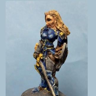 Reaper bones Finari, Female Paladin by yala