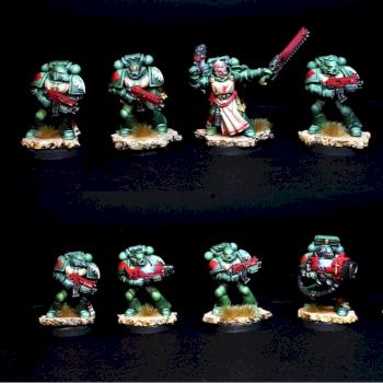 Dark Angels Tactical Squad by loorg