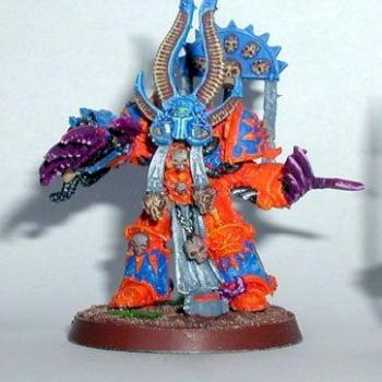 Chaos Space-marines - Tzeentch Sorcerer by Freg from FeuWeuh