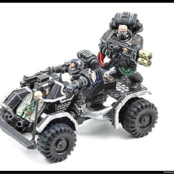 Ravenwing attack bike, version II by Paul Blue