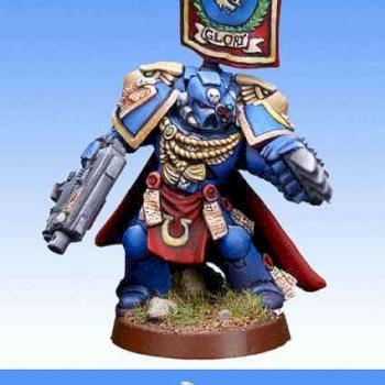 Space Marines Captain by AmyBrehm