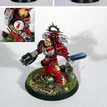 Blood Angel Space Marine 4th Company Captain by Spartanacus