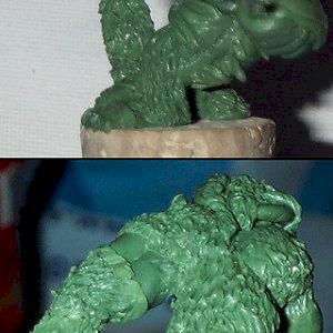 Yeti (first sculpt, hoping to get better soon.) by Cyankali
