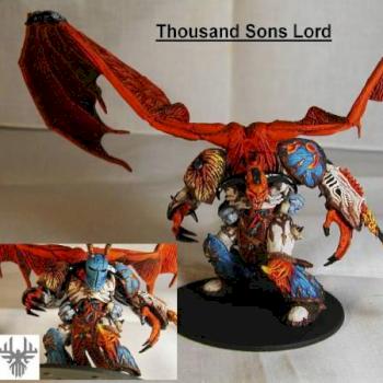 Thousand Sons Daemon Prince by faelcone