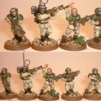a few guard by col.cleric