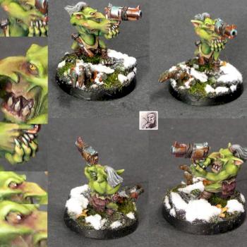 Orc Grot with revolver by jarhead
