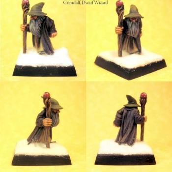 Grimdalf, Dwarf Wizard by M.Heisler