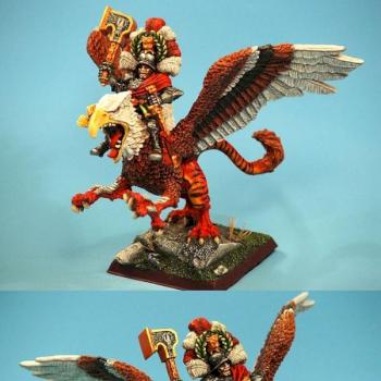 Empire heroe : Karl Franz on griffon by a vince
