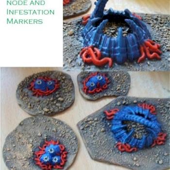 Tyranid Hive Nodes and Infestation Markers by B3Studio