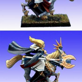 High Elf Mounted Mage by phael_minis