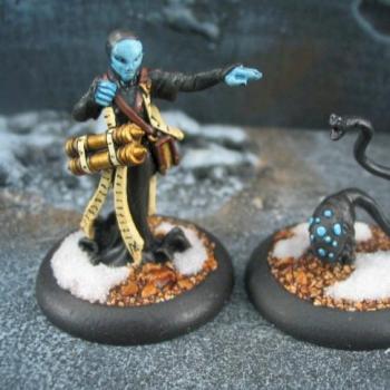 Iron Kingdoms Infernal Curator & Discerning Beast by Middle Pillar Path