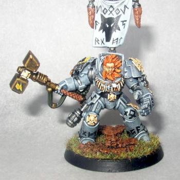 Games Workshop WH40K Space Wolf Terminator Lord by Middle Pillar Path