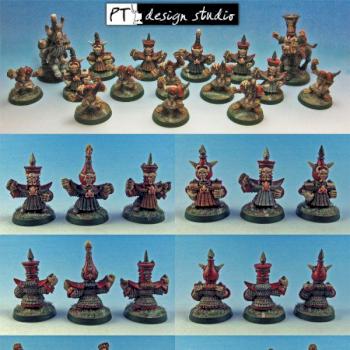 Chaos Dwarf Bloodbowl team by ptdesignstudio