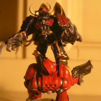 Chaos Space Marine Night Lords Raptor Lord by theseventhson