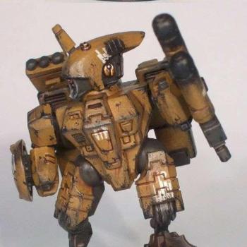 Tau Battlesuit Commander by Mudski