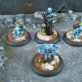 Warmachine Cryx Necrosurgeon and Stitch Thralls by Middle Pillar Path