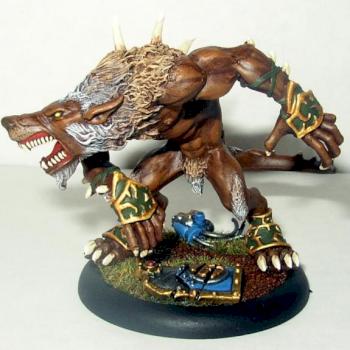Orboros Warpwolf by Middle Pillar Path