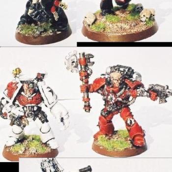 Black Templar HQ Squad by fraggL
