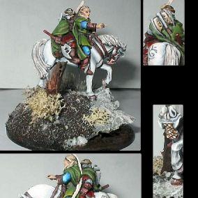 Legolas & Gimli on horseback by Ylo