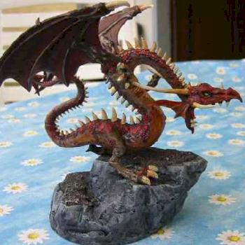 Dragon on the Rock by Grandkakka