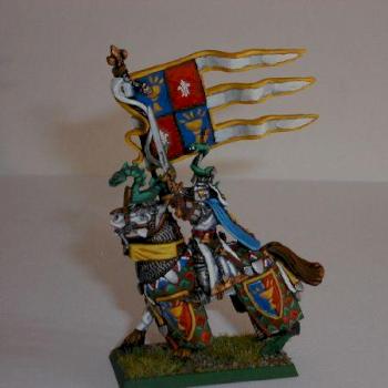 Battle standard bearer of Bretonnia by Rusiel