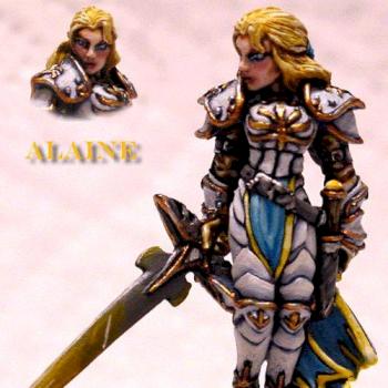 Alaine, Female Paladin by Chaosette
